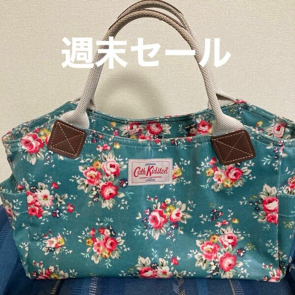 [美品]トートバッグ Cath Kidston 花柄