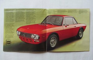 *[A60448*LANCIA Fulvia 1600HF в это время . каталог ] Lancia полный vi a1600HF.HF1600 lusso также представлен.*