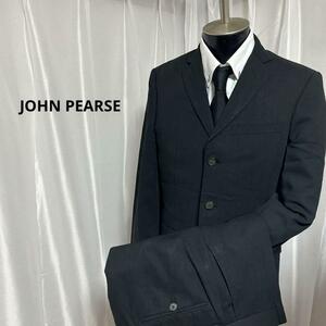 JOHN PEARSE ジョンピアース スーツ ブラック 背抜き92Y5 114
