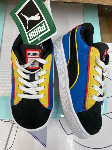 プーマ PUMA スマイル スニーカー 靴 スマイリー ゴム紐 15cm