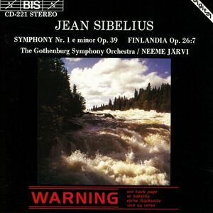 シベリウス：交響曲　第1番、フィンランディア 　J. Sibelius (アーティスト), Neeme Jrvi (アーティスト, 指揮)　輸入盤CD