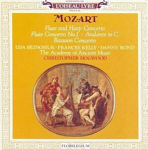 Mozart;Flute & Harp Concert Kelly / Hogwood / Acad. of Ancient Music　輸入盤CD