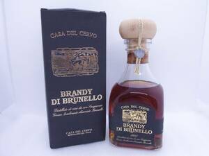 CASA DEL CERVO BRANDY DI BRUNELLO 1982 500ml 42% Italy brandy 