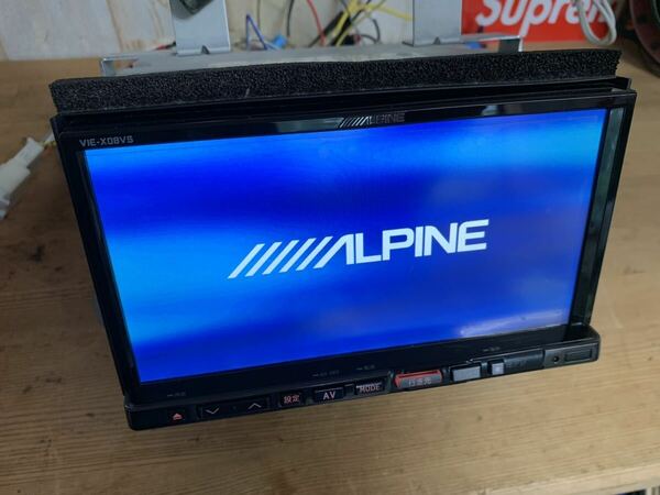 アルパイン ALPINE HDDナビ VIE-X08VS 地図データ2015年 7インチフルセグTV/Bluetooth/SD/DVD/CD/HDD