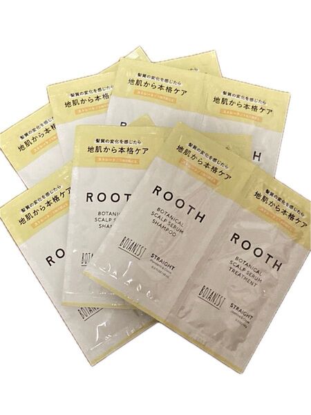 6点 お試し BOTANIST シャンプー トリートメント ROOTH ボタニスト ルース ボタニカル ストレート スカルプセラム