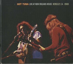 CD/ HOT TUNA / LIVE AT NEW ORLEANS HOUSE BERKELEY, CA 09/69 / ホット・ツナ / 輸入盤 デジパック 6003 40604