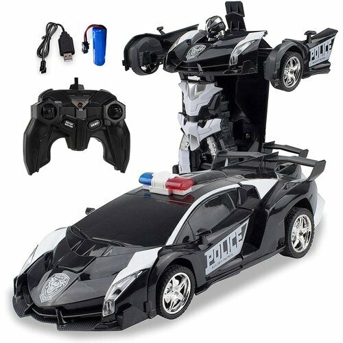 WEECOC. 多機能 ラジコンカー RCカー 電動R 高い 耐衝撃 子供おもちゃ 人気 プレゼント 充電式 黒 25