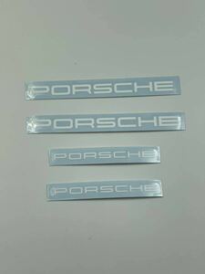 ポルシェPORSCHE ブレーキ　キャリパー　911 964 993 996空冷　水冷フロント110ミリリア75ミリホワイト　ステッカー　デカール