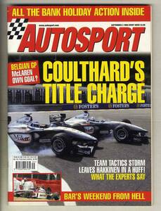 【c5070】99.9.2 AUTOSPORT／F1ベルギーGP、BTCCブランズハッチ、ラリーカーを買う、…