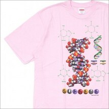 新品 未使用 国内正規品 ◆ SUPREME 17 F/W Supreme DNA Tee Light Pink ライトピンク サイズM ◆_画像1