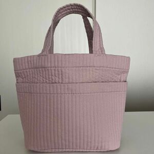 韓国大人気ヌビバッグトートバッグ　ハンドメイドバッグ　ピンク