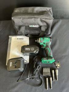 [ бесплатная доставка ]* прекрасный б/у * *KIMO 20V ударный инструмент комплект зарядное устройство аккумулятор 4.0Ah электроинструмент DIY DIY для выгодная покупка комплект 