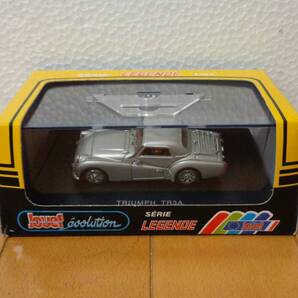 Jouef SERIE LEGENDE 1/43 『 トライアンフ TRIUMPH TR3 - A HARD TOP シルバー 』 中古 匿名配送 ゆうパック 送料込み