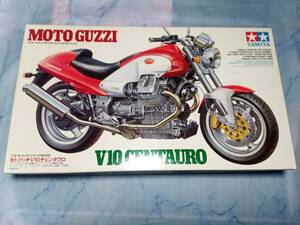 [1 jpy start ] rare! not yet constructed Tamiya 1/24 Moto Guzzi V10 Centauro 