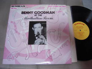 【US盤LP】「BENNY GOODMAN AT Madhattan Room NOV.6,1937