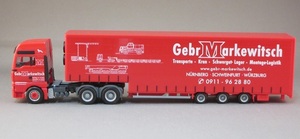 1/87 Herpa MAN TGX XXL SZ (Gebr Markewitsch) 