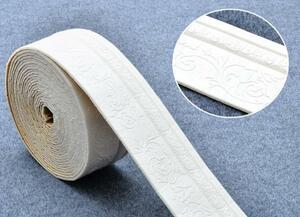 幅木テープ　白　10cm　10m　巾木　装飾エッジガード　ステッカー コーナー ライン 壁紙 PVC 