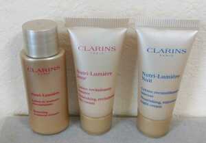 Clarins N lumiere treatment essence lotion tei cream Night cream sample 