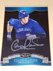 20120 Topps Tier One Colby Rasmus Silver Ink Auto 10枚限定　ブルージェイズ コルビー・ラスマス ティアワン ※キズあり(画像3参照)