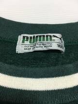 90’ｓオールド プーマ PUMA 90年代 パイル素材スウェット デカロゴ ロゴドン ビンテージ　　　vintage◯158　石_画像6