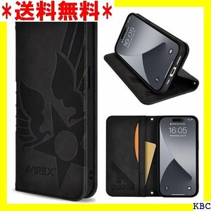 AVIREX iPhone15 Pro 対応 ケース hone 15Pro用 ブランド スマホケース ブラック 21