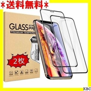 2枚セット iPhone11 Pro Max / iP フイルム 全面フイルムカバー 6.5インチ対応 ブラック 74