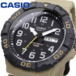 【父の日 ギフト】CASIO カシオ 腕時計 メンズ チープカシオ チプカシ 海外モデル ビッグフェイス ミリタリー MRW-210H-5AV