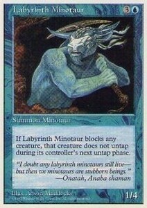 017318-002 5E/5ED 迷宮のミノタウルス/Labyrinth Minotaur 英2枚