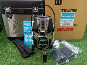 未使用 TAJIMA タジマ ブルーグリーンレーザー墨出し器 矩十字・横全周 ZEROBL-KJC