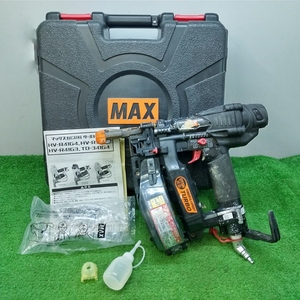 中古 MAX マックス 高圧 41mm ターボドライバ ねじ打ち機 HV-R41G4 ブラック