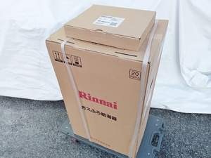 【佐川急便 飛脚ラージサイズ宅配便 180サイズ】未使用品 Rinnai リンナイ ガスふろ給湯器 20号 RUF-SA2005SAT-L + MBC-240V