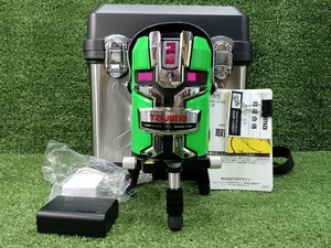 中古 美品 タジマ TAJIMA グリーンレーザー墨出し器 ゼロジーセンサーフルライン 矩十字 ZEROGS-KJC 本体のみ