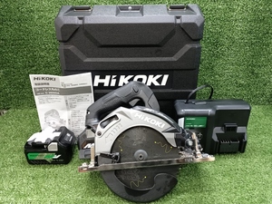 未使用 HIKOKI 日立工機 36v マルチボルト 165mm コードレス丸のこ 黒鯱 C3606DA 2XPB(K)