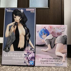 Re:ゼロから始める異世界生活 GLITTER&GLAMOURS ELSA GRANHIERT フィギュア リゼロ エルザ Desktop Cute レム Cat room wear ver. Renewal