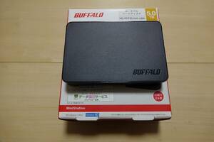 BUFFALO ポータブルHDD「HD-PCFS5.0U3-GBA」5TB 中古品
