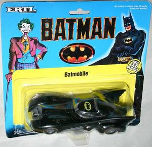 当時物 Ertl 1/43 バットマン 1989 ティムバートン映画版 バットモービル Batman Batmobile アーテル