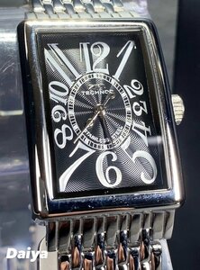  новый товар Tecnos TECHNOS стандартный товар наручные часы аналог наручные часы кварц нержавеющая сталь 3 атмосферное давление водонепроницаемый tonneau type серебряный черный простой подарок 