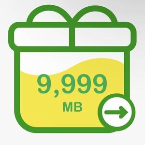 マイネオパケットギフト 約10GB(9999MB)