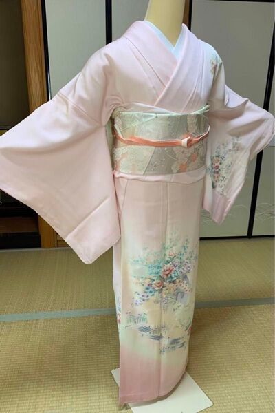 正絹 華やかで美しい訪問着