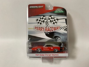 ☆グリーンライト GREENLIGHT【1969 Dodge Charger Daytona PERRY RACEWAY Pace Car】MOPAR/モパー/ダッジ/デイトナ 1/64（未開封）☆
