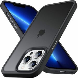 COMIFS】 iPhone 14/iPhone 13 用 ケース 半透明 マット 耐衝撃 滑り止め 米軍MIL規格 耐衝撃性の落