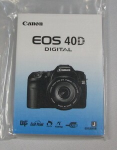  new goods Canon . made version *Canon EOS 40D instructions *