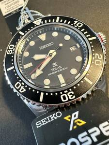 [ finest quality new same goods ]SEIKO Prospex diver SBDJ051 black solar 1 jpy from!