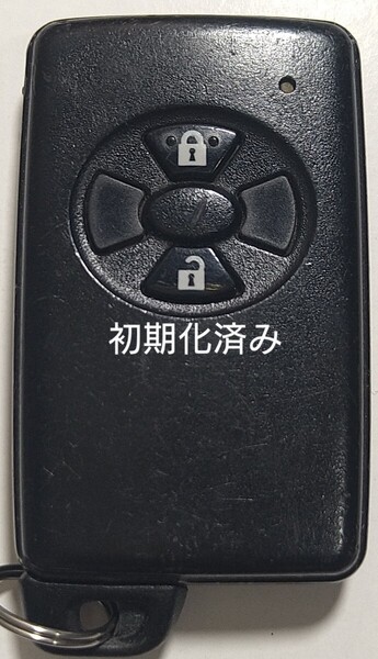 初期化済トヨタ純正スマートキー 2ボタンヴィッツ オーリス ルミオン 基盤番号271451-5841新品電池サービス⑨