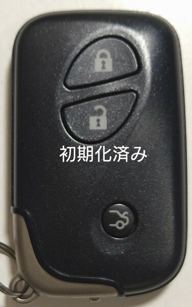 初期化済トヨタ レクサス純正スマートキー3ボタン基盤番号271451−5360新品電池サービス⑨