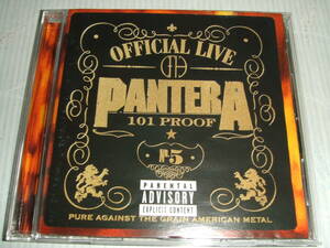 輸入盤CD★OFFICIAL LIVE 101 PROOF PANTERA★パンテラ オフィシャル・ライヴ★程度良好で送料無料！！！
