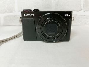 【簡易動作確認済み】Canon キャノン　PowerShot パワーショット　G9 X ブラック　#317117