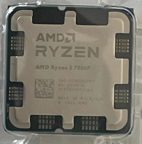 【新品バルク品】AMD Ryzen 5 7500F 内蔵GPU無 AM5