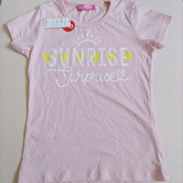 新品タグ付き マックハウス 半袖Tシャツ ピンク 女の子 140cm