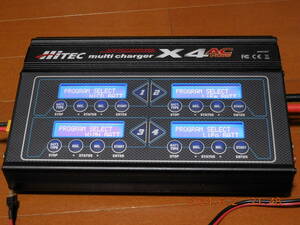 HITEC multi charger X4 AC plus secondhand goods with defect 